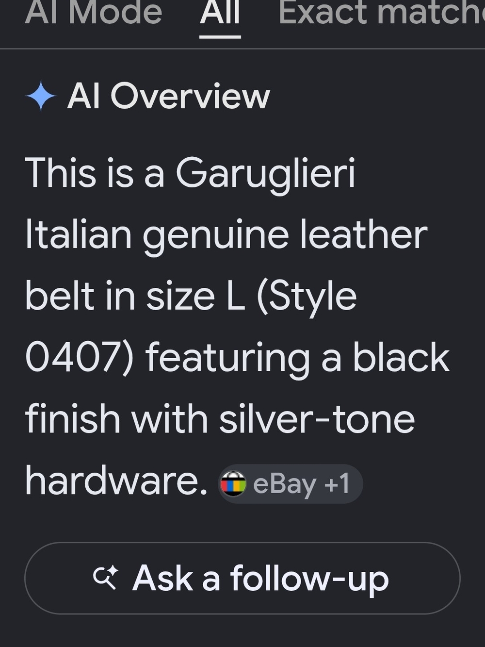 Garuglieri Italian Leather Black Studded Double-Buckle Waist Belt/ Silver Size L - Picture 12 of 12